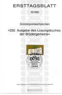 2039e: BRD- ETB 1980, Andachtsbuch "Losungen" - Cristianismo