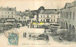 76 Duclair, Place Du Marché, Vieux Stands, Chariots .... - Duclair