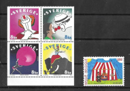 Cirque - 5 Timbres / Circus - 5 Stamps - MNH - Circus