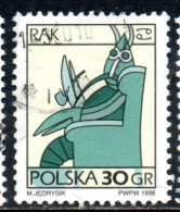 POLONIA POLAND POLSKA 1996 SIGNS OF THE ZODIAC CANCER 30g USED USATO OBLITERE' - Gebruikt