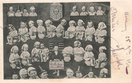 FANTAISIE - Bébés - Des Bébés Assis Sur Leurs Pots - Amitiés - Dos Non Divisé - Carte Postale Ancienne - Neonati