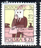 POLONIA POLAND POLSKA 1996 SIGNS OF THE ZODIAC CAPRICORN 5z USED USATO OBLITERE' - Usati