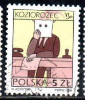 POLONIA POLAND POLSKA 1996 SIGNS OF THE ZODIAC CAPRICORN 5z USED USATO OBLITERE' - Gebraucht