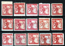 ⁕ Yugoslavia 1919 SHS Slovenia ⁕ CHAIN BREAKERS - VERIGARI 10 Vin. Mi.101 ⁕ 15v MH/MLH Shades / Error - Nuevos