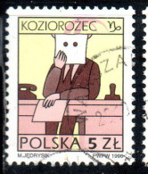 POLONIA POLAND POLSKA 1996 SIGNS OF THE ZODIAC CAPRICORN 5z USED USATO OBLITERE' - Gebruikt