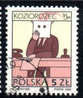 POLONIA POLAND POLSKA 1996 SIGNS OF THE ZODIAC CAPRICORN 5z USED USATO OBLITERE' - Gebraucht