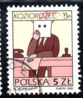 POLONIA POLAND POLSKA 1996 SIGNS OF THE ZODIAC CAPRICORN 5z USED USATO OBLITERE' - Usati