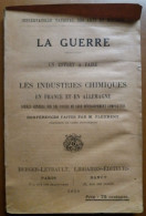 C1  14 18 Fleurent LES INDUSTRIES CHIMIQUES En FRANCE Et En ALLEMAGNE 1915 Port Inclus FRANCE - Francese