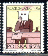 POLONIA POLAND POLSKA 1996 SIGNS OF THE ZODIAC CAPRICORN 5z USED USATO OBLITERE' - Used Stamps