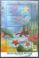 BRAZIL 2011 - Brasilien Marine Life Jelly Fishes PHILANIPPON Fauna Marinha, Miniature Sheet, Fine Used - Used Stamps