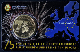 BEX00220.3 - COINCARD BELGIQUE - 2020 - 2,5 Euros 75 Ans Paix Et De Liberté - F - Bélgica