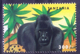 Mountain Gorilla, Wild Animals, Tanzania 1999 MNH - Gorilas