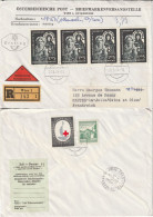 AUTRICHE AUSTRIA ÖSTERREICH  990 FDC ETB Art Roman à Vienne Recommandé Einschreiben Contrôle Douane 21.5.1964 - FDC