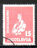 Yugoslavia, Used, 1952, Michel 696, Children's Week - Usados