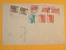 DK 6  HONGRIE   BELLE LETTRE RECO  1954 MARSEILLE A  PARIS  FRANCE     ++AFF INTERESSANT +++ - Storia Postale