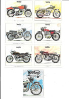 DK33 - SERIE 14 CARTES GOLDEN ERA - MOTOS NORTON - EDITION ANGLAISE EXCELLENT ETAT - Motorräder