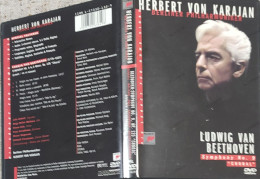 BORGATTA - MUSICA -  Dvd LUDWIG VAN BEETHOVEN SIMPHONY 9 CORAL - VON KARAJAN - SONY- USATO In Buono Stato - Konzerte & Musik