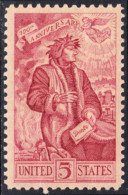 !a! USA Sc# 1268 MNH SINGLE (a2) - Dante Alighierei - Nuovi