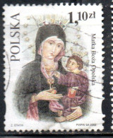POLONIA POLAND POLSKA 2002 VIRGIN MARY MADONNA HOLY LADY OF INCESSANT ASSISTANCE MATKA BOZA 1.10z USED USATO OBLITERE' - Usados