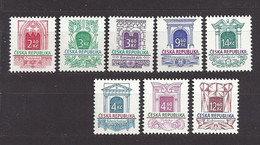 Czech Republic 1995 MNH ** Mi 89, 92-95 118, 140, 150 Sc 2966-2970 Building Styles, Baustile. Tschechische Republik - Nuevos