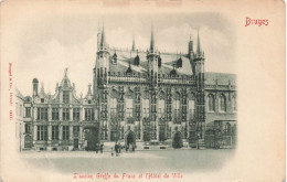 BELGIQUE - Bruges - L'ancien Greffe Du Franc Et L'Hôtel De Ville - Place - Carte Postale Ancienne - Brugge