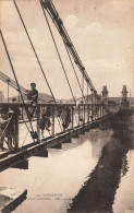 FRANCE - Libourne - Vue Sur Le Pont Suspendu - BR - Carte Postale Ancienne - Libourne