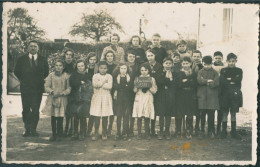 14 ANCTOVILLE - Eléves Et Leur Professeur En 1935  - CPA PHOTO / TOP RARE - Other & Unclassified