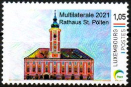 LUXEMBOURG,LUXEMBURG,2021, Timbre Meng.Post - MULTILATERALE RATHAUS ST. PÖLTEN , POSTFRISCH, NEUF, - Ungebraucht