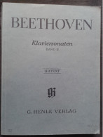 LUDWIG VAN BEETHOVEN SONATES POUR PIANO PARTITION MUSIQUE URTEXT HENLE VERLAG - Klavierinstrumenten