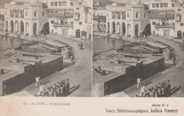 CARTE STEREOSCOPIQUE ALGERIE L'AMIRAUTE JULIEN DAMOY TBE - Stereoskopie