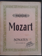 W A MOZART LES SONATES POUR PIANO REVISION MARGUERITE LONG PARTITION MUSIQUE EDITION CHOUDENS - Klavierinstrumenten