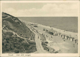 TERMOLI - SALUTI DALLA SPIAGGIA - EDIZIONE MARCOVECCHIO - SPEDITA 1938 (19781) - Campobasso