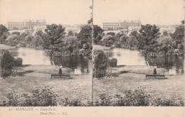 CARTE STEREOSCOPIQUE ANGLETERRE MARGATE DANE PARK TBE - Stereoscope Cards