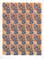 India 2024 YAKSHAGANA Rs.5 Full Sheet Of 25 Stamp MNH As Per Scan - Nuevos