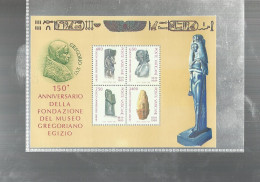 Città Del Vaticano  1989 150° Anniversario Museo Gregoriano Egizio Faraone - Museos