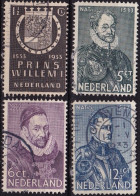 1933 Herdenkingszegel Prins Willem I Gestempelde Serie NVPH 252 / 255 - Usados