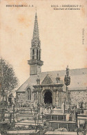 FRANCE - Dinéault - Clocher Et Calvaire - Carte Postale Ancienne - Sonstige & Ohne Zuordnung