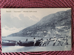 Amalfi , 2 Cartes  , Ritorno Dalla Pesca Et Costumi - Autres & Non Classés