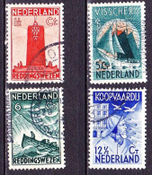 1933 Zeemanszegels Gestempelde Serie NVPH 257 / 260 - Usados