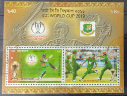 BANGLADESH 2019 - ICC Cricket World Cup, England & Wales, Sports, Miniature Sheet, Fine Used - Bangladesh