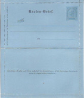 AUSTRIA. Vintage/three Kreuzer PS Letter-card ..unused. - Carte-Lettere