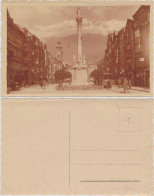 Innsbruck Siegessäule, Torre Della Vittoria Mit Straßenbahn 1932  - Innsbruck