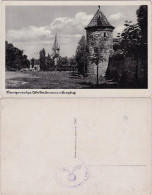 Bad Langensalza Partie An Der Stadtmauer Mit Marktirche St. Bonifacius 1939 - Bad Langensalza