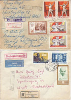 SOVIET UNION. 1963-1964/four Postal Used Envelopes/mixed-franking. - Lettres & Documents