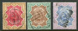 1895 India QV High Values Used Set - Other & Unclassified