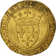France, Charles VI, Écu D'or à La Couronne, 1385-1422 - 1380-1422 Carlo VI Il Beneamato