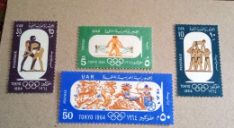 Egypt 1964, Complete SET Of The Olympic Games, Tokyo, MNH - Nuevos