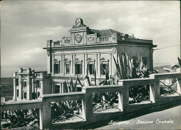 Delcampe - AGRIGENTO - STAZIONE FERROVIARIA CENTRALE - EDIZIONE CATERINA - SPEDITA 1954 (19799) - Agrigento