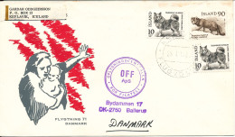 Iceland Cover Sent To Denmark 28-1-1980 - Brieven En Documenten