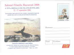 IP 2006 - 142 Polar Philately, Whale Hunting, Romania - Stationery - Unused - 2006 - Other & Unclassified